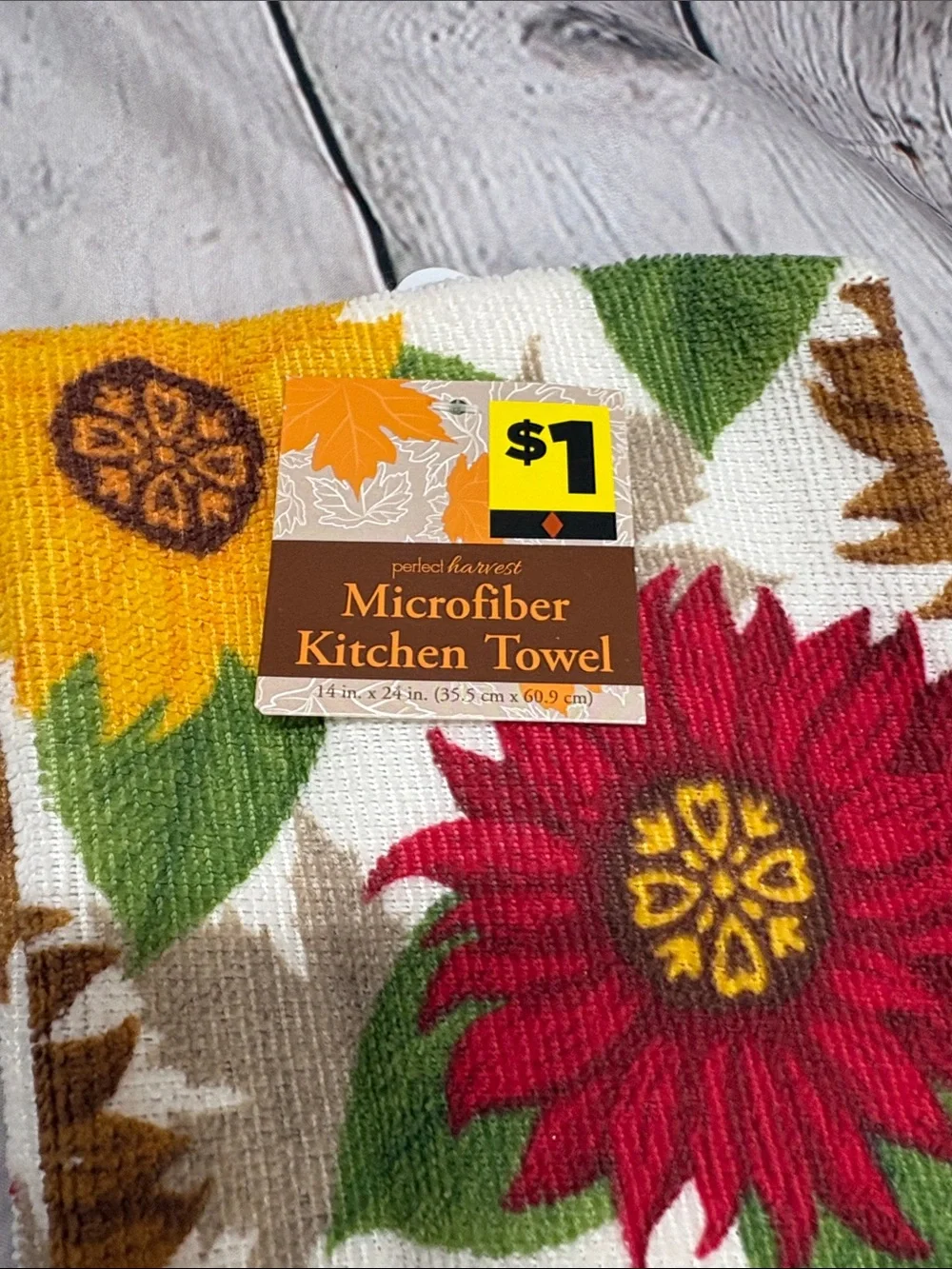 Home Collection Sunflower Kitchen Linen Set - Yellow & Green